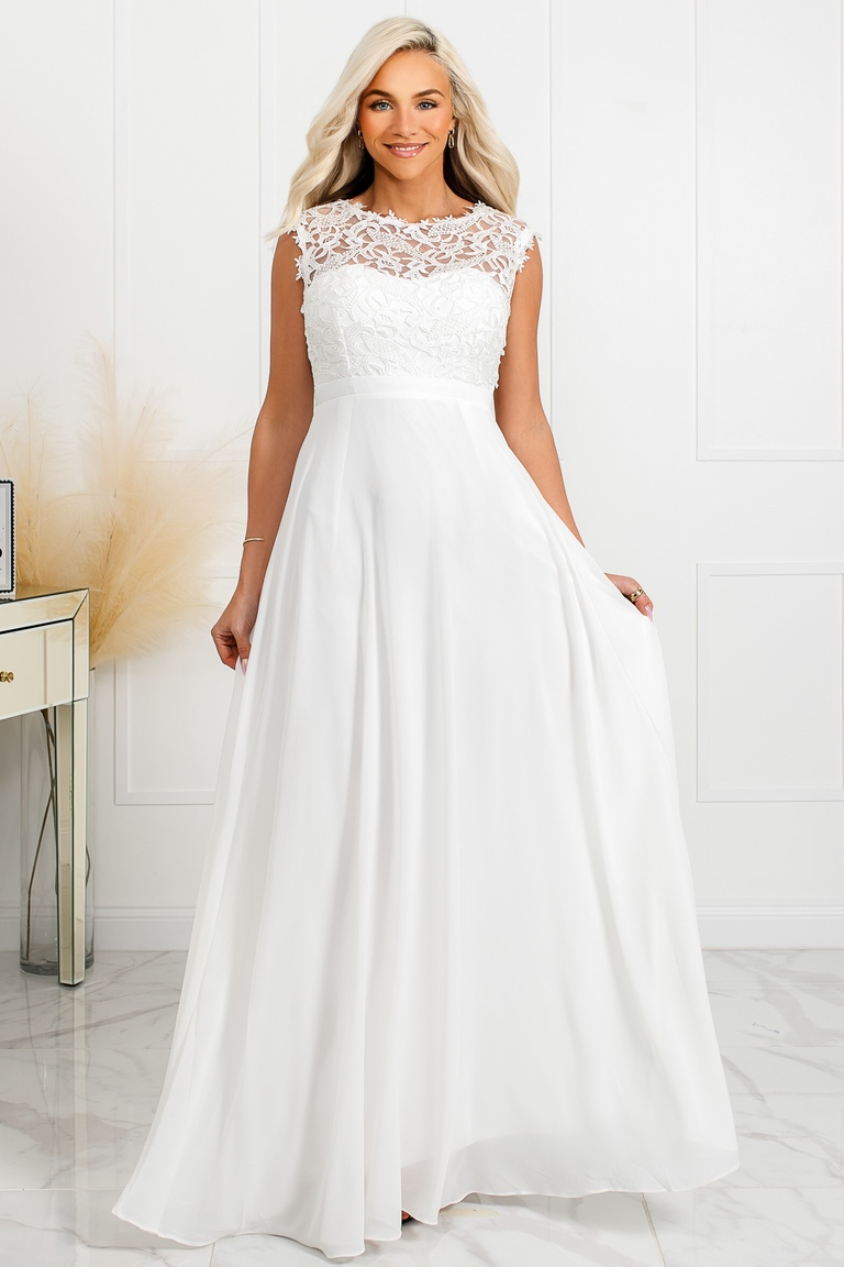 Balta maxi kleita MADONNA