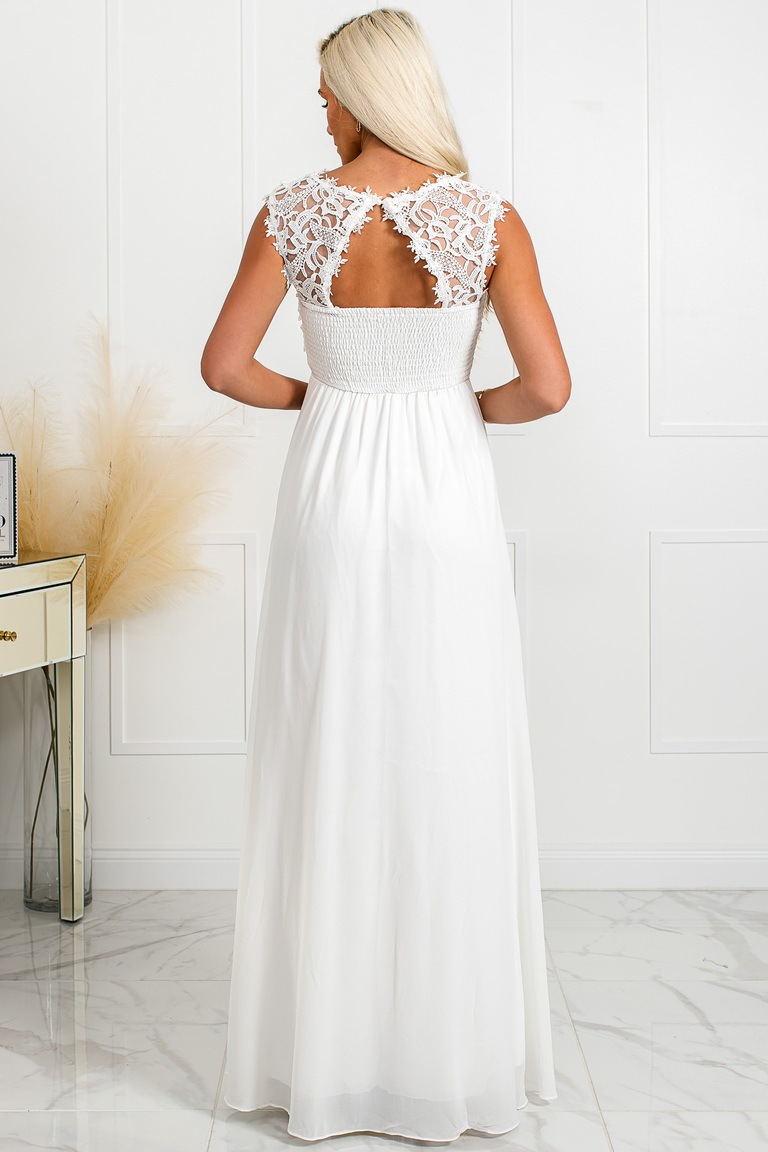 Balta maxi kleita MADONNA