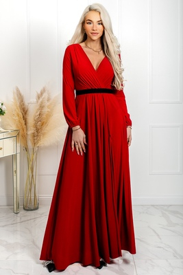 RED MAXI DRESS CARRIE