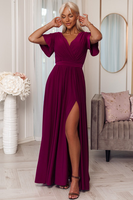 Magenta maxi kleita Bella