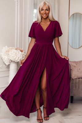 Magenta maxi kleita Bella