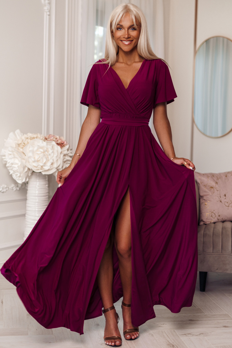 Magenta maxi kleita Bella