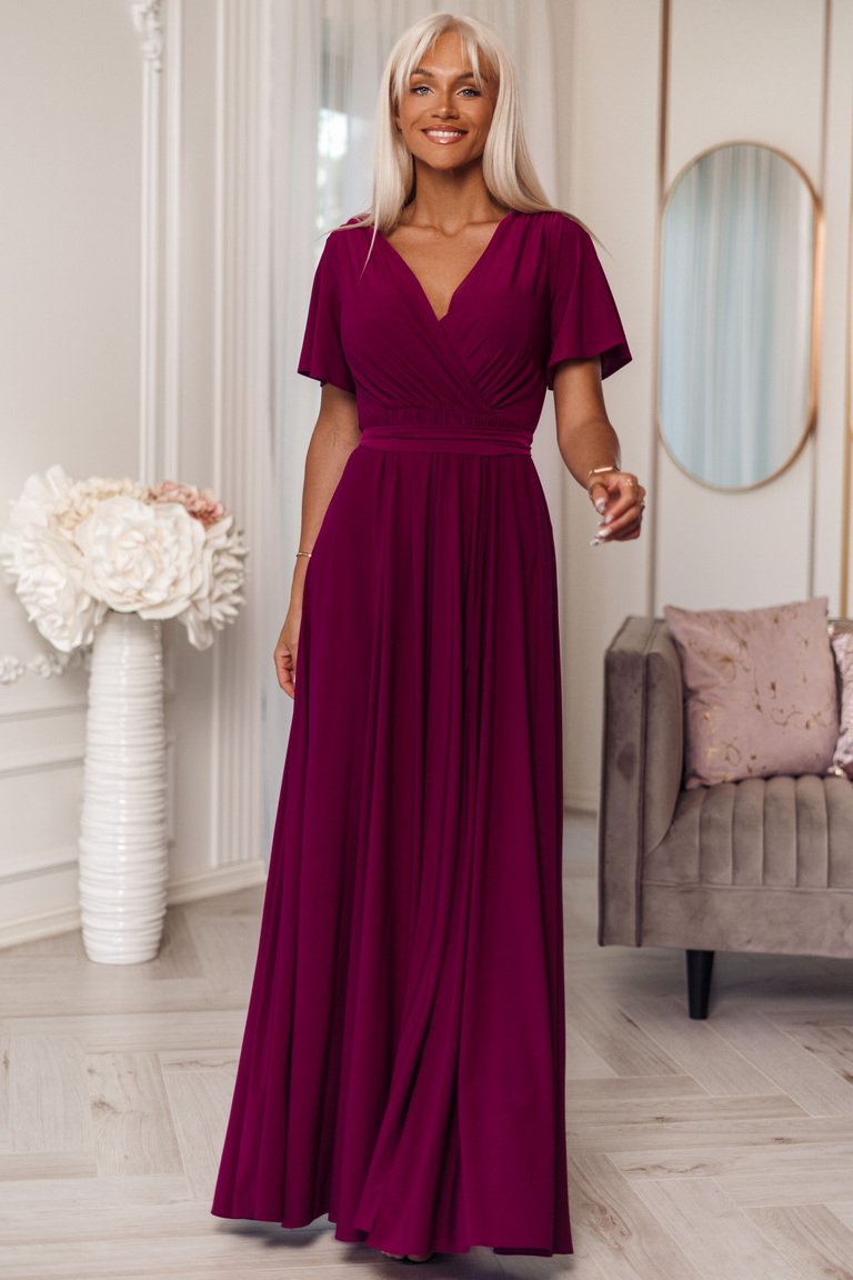 Magenta maxi kleita Bella