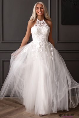 Balta kāzu kleita Addison maxi