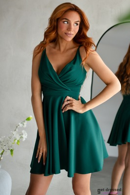 Zaļā skrituļkleita Zoe