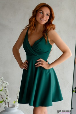 Zaļā skrituļkleita Zoe