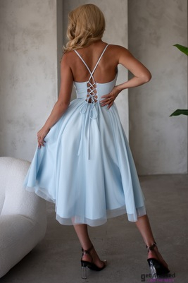 Gaiši zila korsetes izlaiduma kleita Annabelle