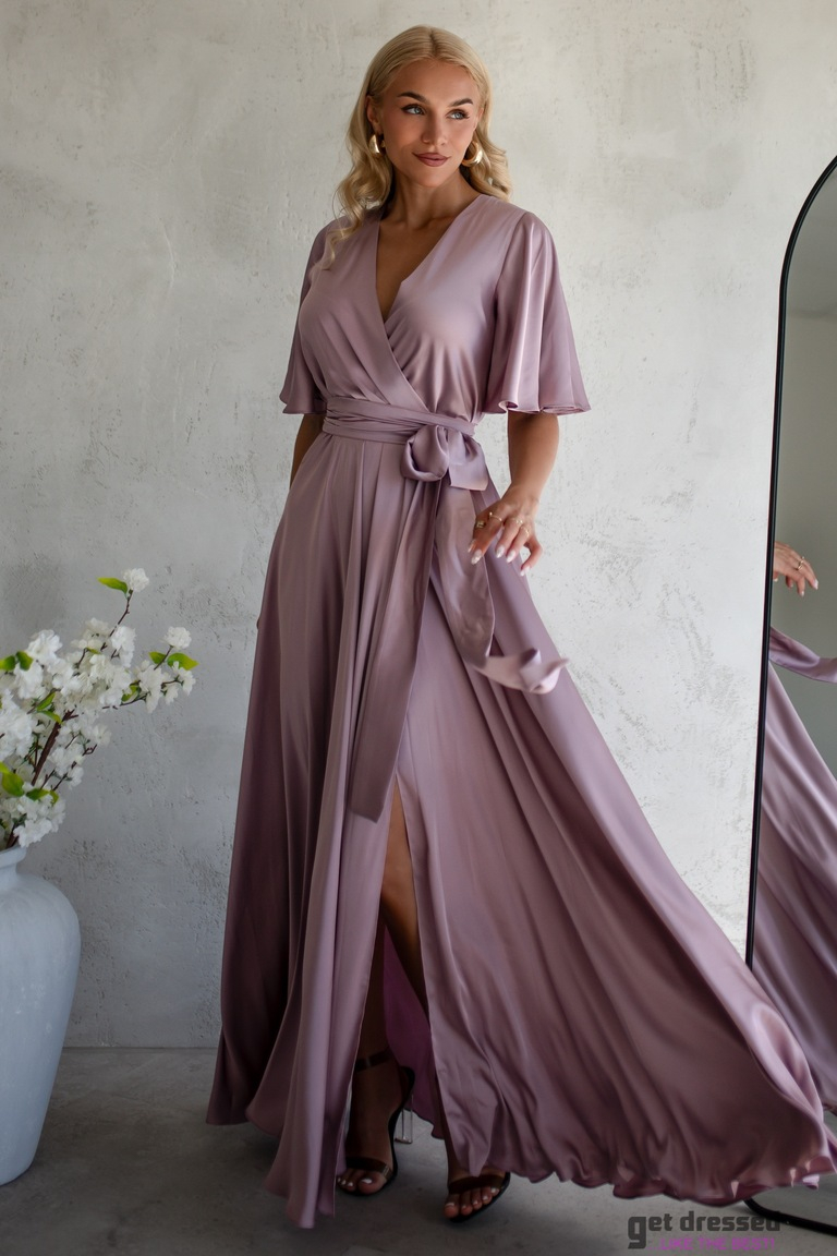 Violeta satīna maxi kleita Zeynep