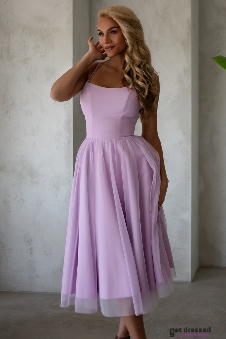 Annabelle lavandas korsetes izlaiduma kleita