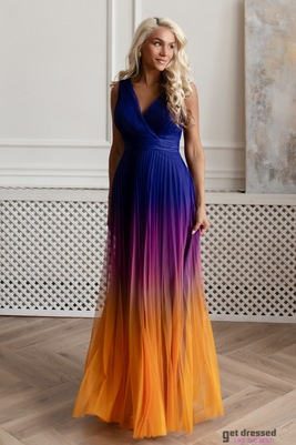 Ombre maxi kleita Leanne