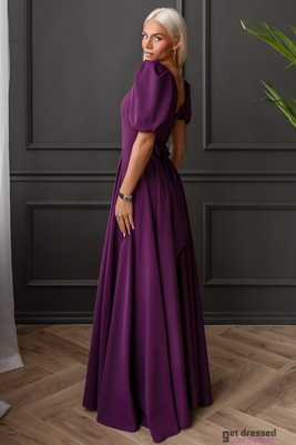 Deborah plūmju maxi kleita