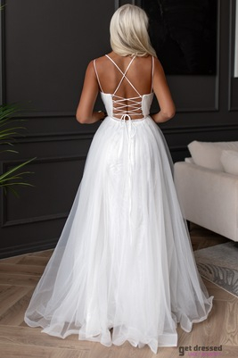 Balta kāzu kleita Heleri