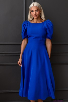 Zila midi kleita Deborah