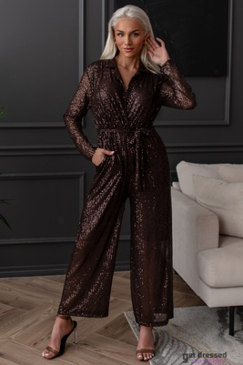 Brūna flitera kombinezons