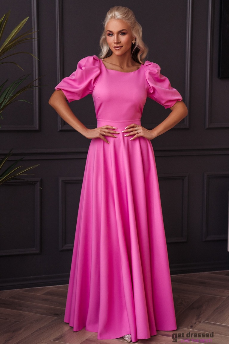 Deborah spilgti rozā maxi kleita