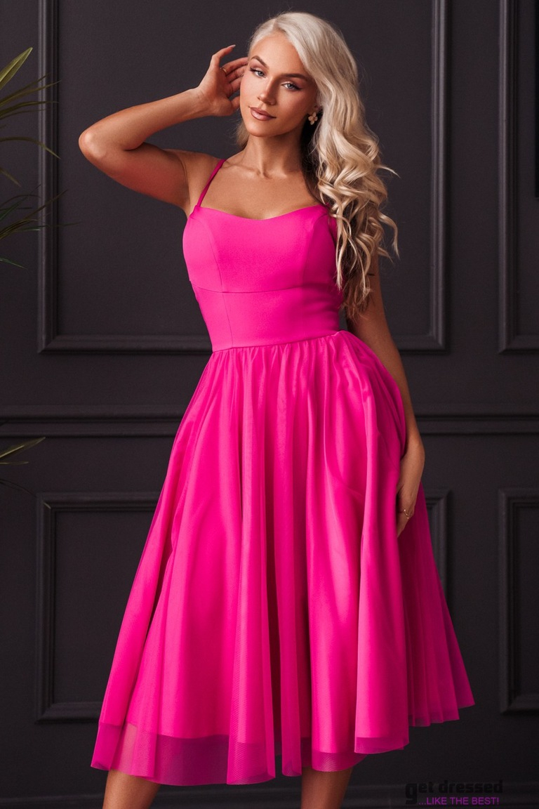 Annabelle fuksijas korsetes izlaiduma kleita