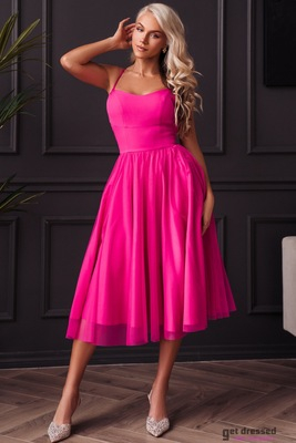 Annabelle fuksijas korsetes izlaiduma kleita