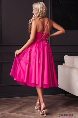 Annabelle fuksijas korsetes izlaiduma kleita