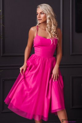 Annabelle fuksijas korsetes izlaiduma kleita