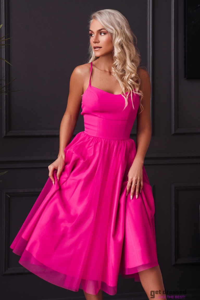 Annabelle fuksijas korsetes izlaiduma kleita