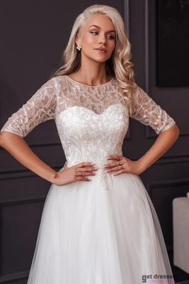 Balta kāzu kleita Ada