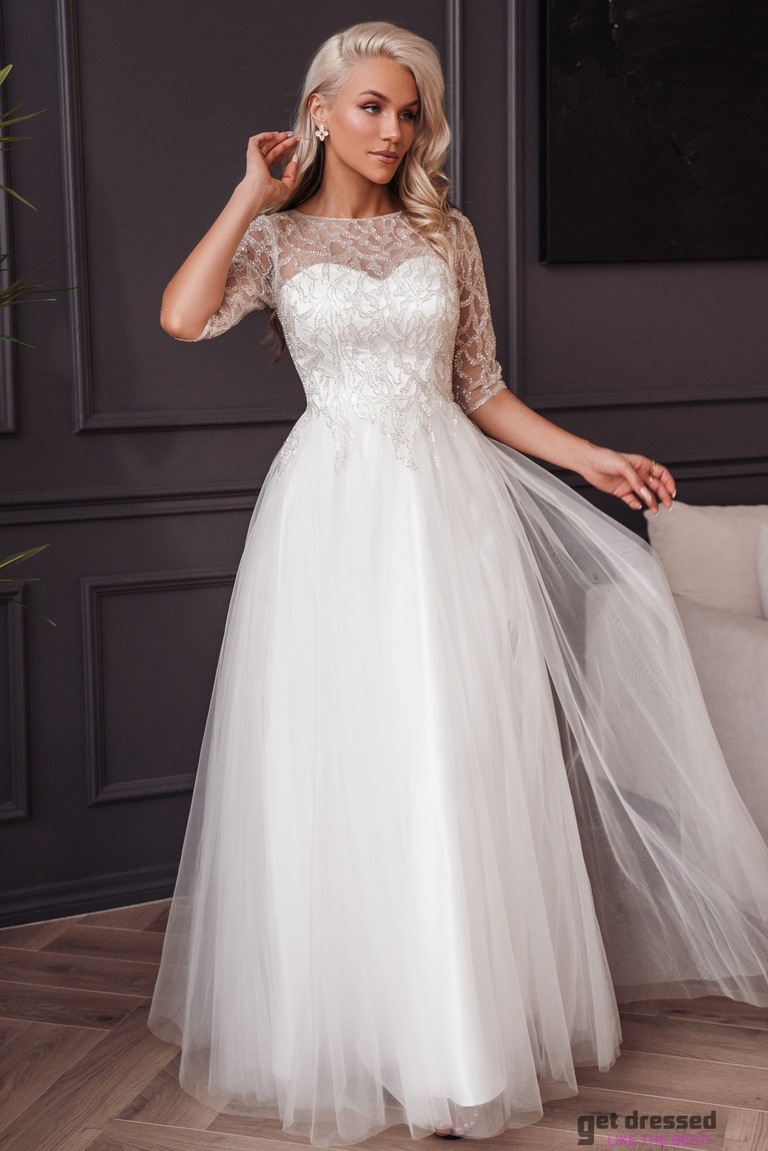 Balta kāzu kleita Ada