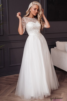 Balta kāzu kleita Ada