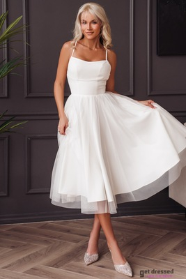 Annabelle balta korsetes izlaiduma kleita