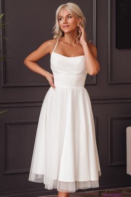 Annabelle balta korsetes izlaiduma kleita