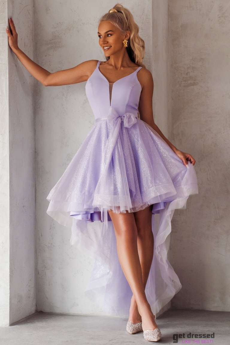 Lavandas krāsas izlaiduma kleita Eda.