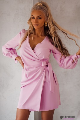 Pūderrozā pārliekamā kleita Marina