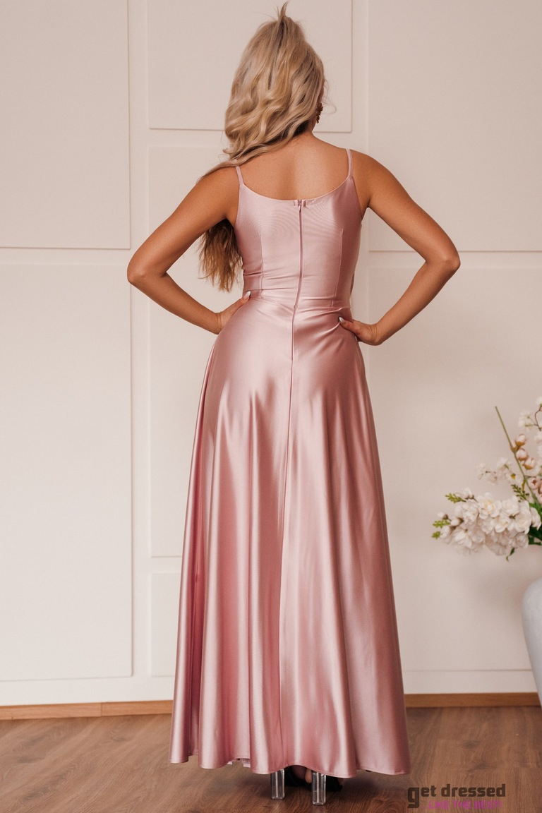 Gaiši rozā maksi kleita Coco