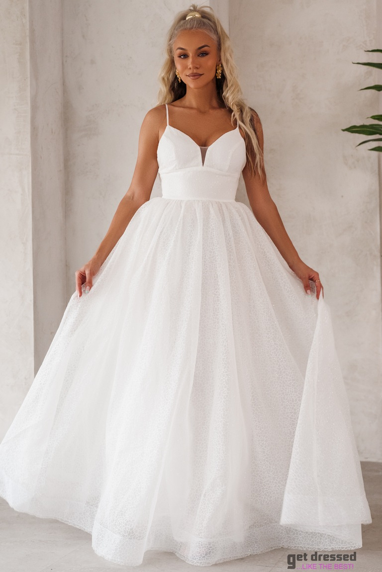 Balta kāzu kleita Kirsika