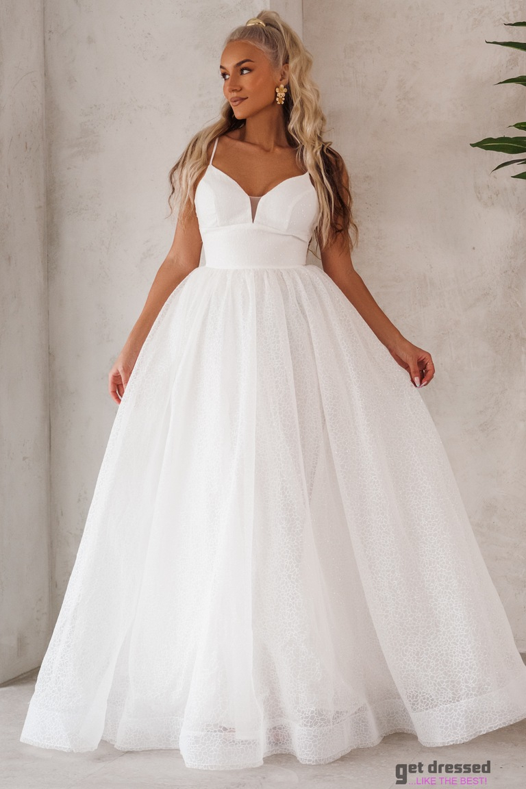 Balta kāzu kleita Kirsika