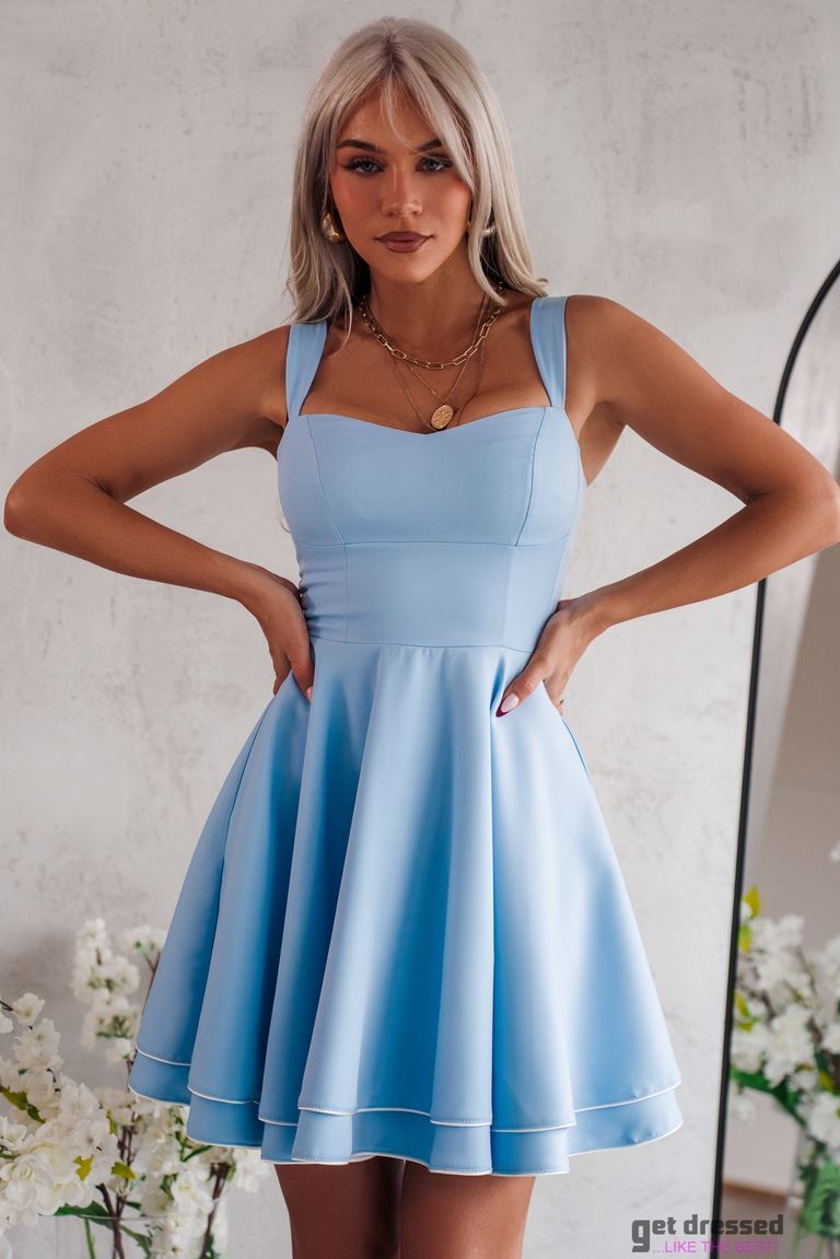 Gaiši zila izlaiduma kleita Chloe