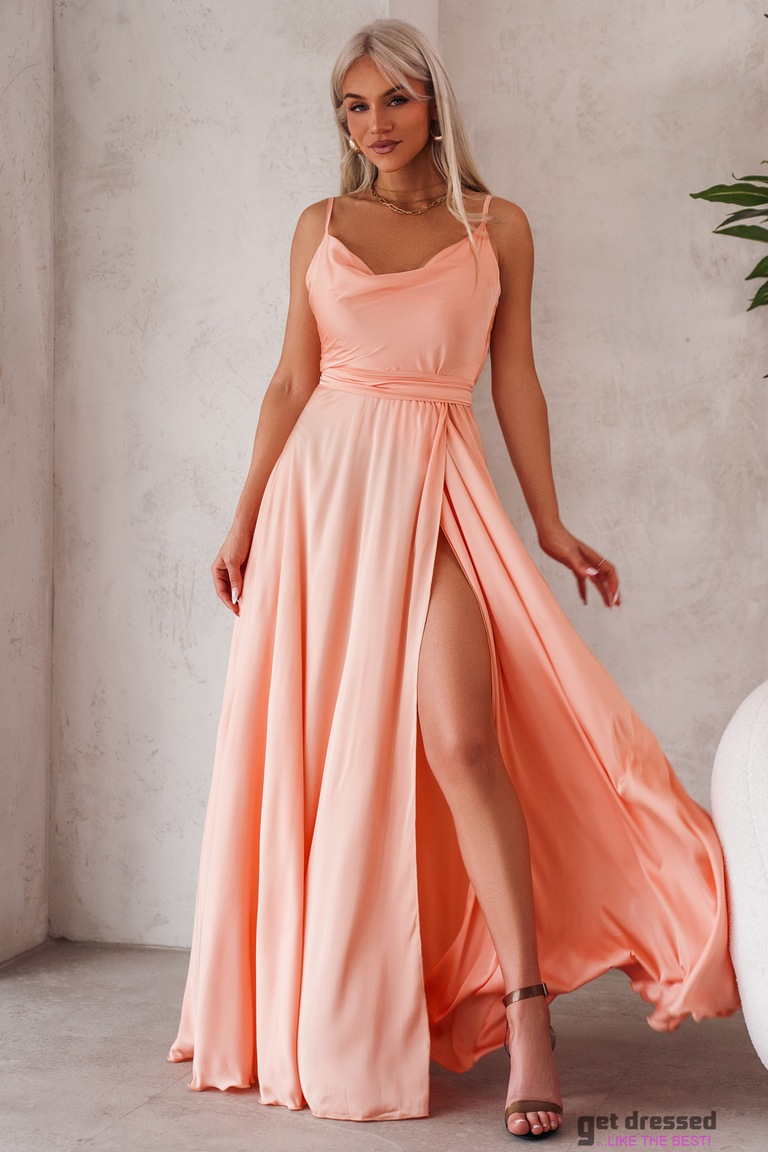 Virsikutooni satiin maksikleit Iliana