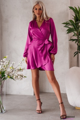 Rozā mini kleita Izzy