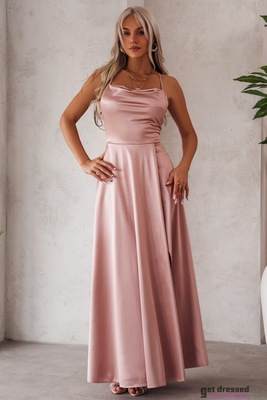 Tējas rozā maxi kleita Summe