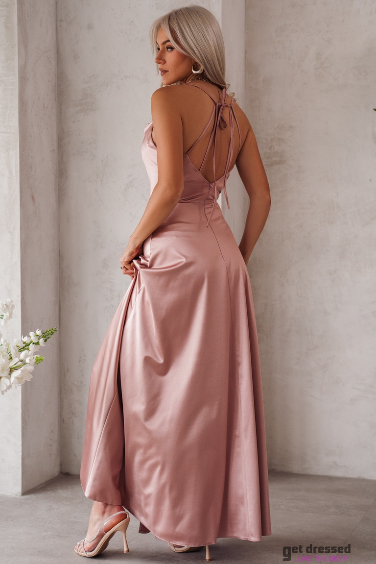 Tējas rozā maxi kleita Summe