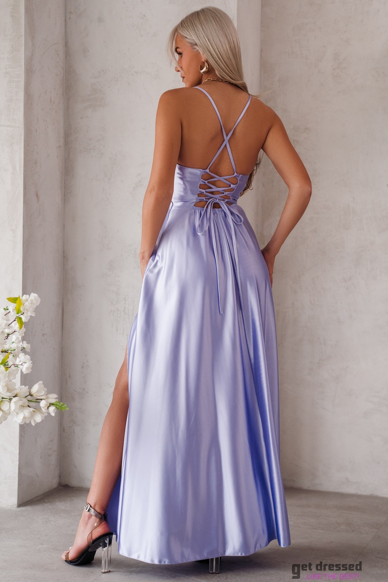 Gaiši rozā maksi kleita Maria