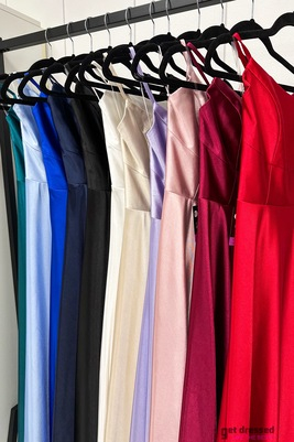 Gaiši rozā maksi kleita Maria