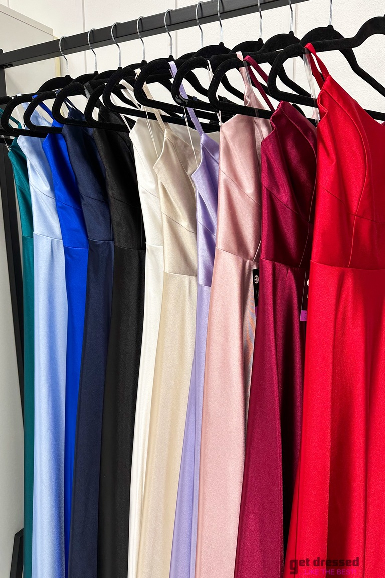 Gaiši rozā maksi kleita Maria