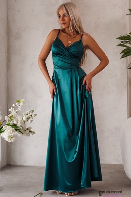 Zaļā garā kleita Salma