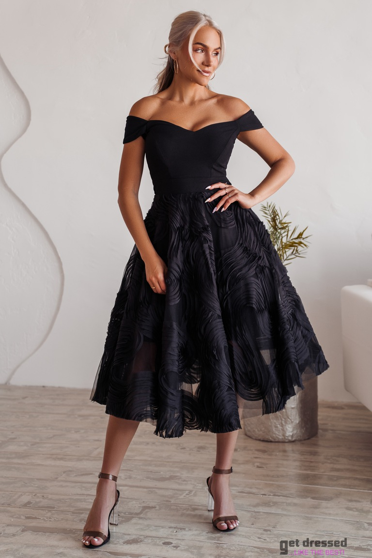 Black graduation dress Keity
