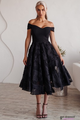 Black graduation dress Keity