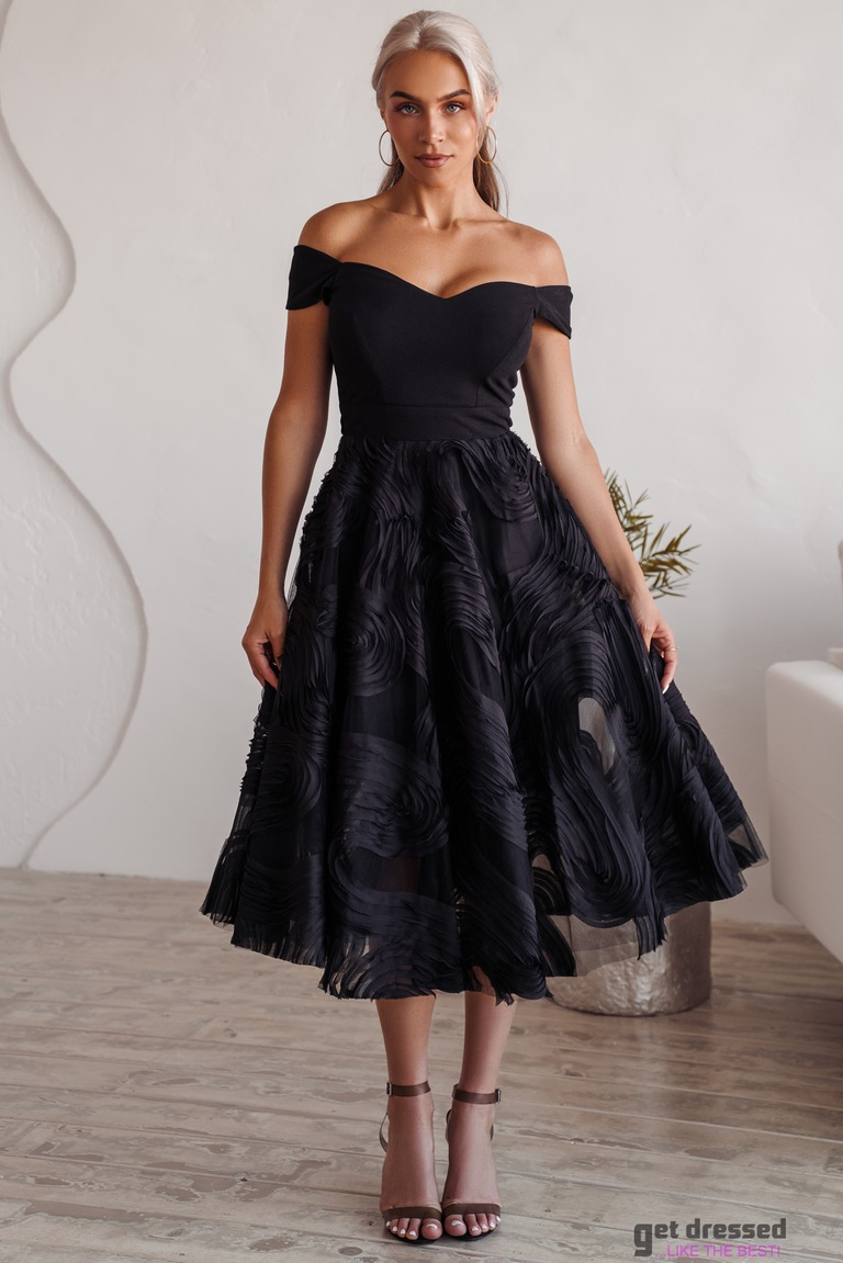 Black graduation dress Keity