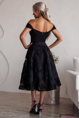Black graduation dress Keity