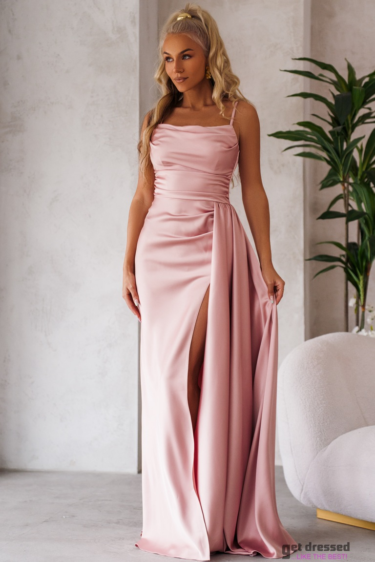 Gaiši rozā maxikleita Dorothea