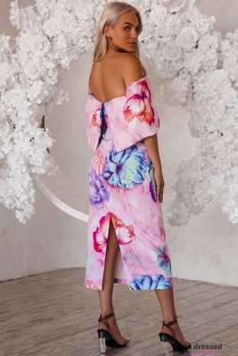 Fidan ziedu midi kleita