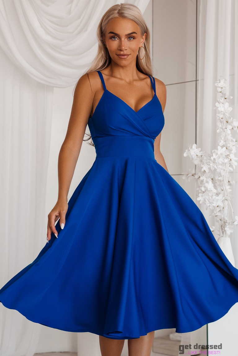 Zilā izlaiduma kleita Daisy